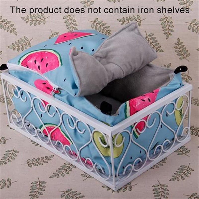 STRTT Cute Pet Nest Hamster Bed Pet Squirrel Guinea Pig Winter Warm Nest Pet Hanging Bed Cave Cage House Nest Pet Products Accessories (Color : Blue) Animals & Pet Supplies > Pet Supplies > Bird Supplies > Bird Cages & Stands STRTT   