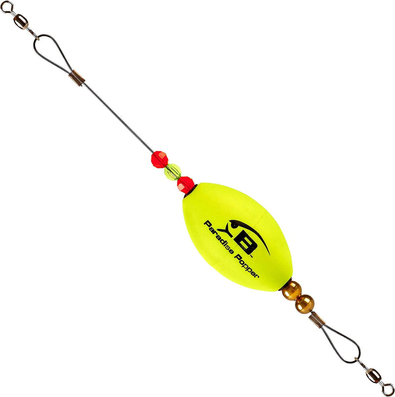 Bomber Lures Paradise Popper X-Treme Popping Cork Float for Carolina Rig Sporting Goods > Outdoor Recreation > Fishing > Fishing Tackle > Fishing Baits & Lures Pradco Outdoor Brands Yellow Oval 