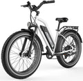 Himiway Cruiser Electric Bike, 60Miles Range 48V 17.5Ah Battery 750W Motor 26" X 4" Fat Tire Electric Bike, 25MPH Electric Bicycle 350LBS Payload, Shimano 7 Speed, UL Certified Sporting Goods > Outdoor Recreation > Cycling > Bicycles WUXI HAIDONG INTELLIGENT TECHNOLOGY CO., LTD Cruiser Step-Thru  