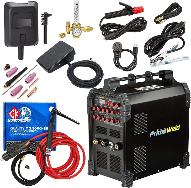 PRIMEWELD TIG225X 225 Amp IGBT AC DC Tig/Stick Welder with Pulse CK17 Flex Torch and Cable 3 Year Warranty Sporting Goods > Outdoor Recreation > Fishing > Fishing Rods PRIMEWELD   