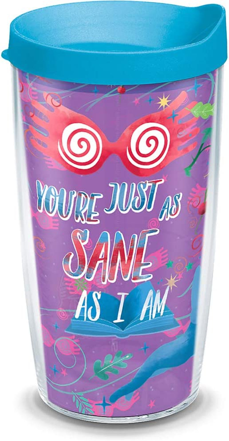 Tervis Harry Potter-Luna Quote Insulated Tumbler with Wrap and Lid, 1 Count (Pack of 1), Clear Home & Garden > Kitchen & Dining > Tableware > Drinkware Tervis Clear 16 oz Tritan (Turquoise Lid) 