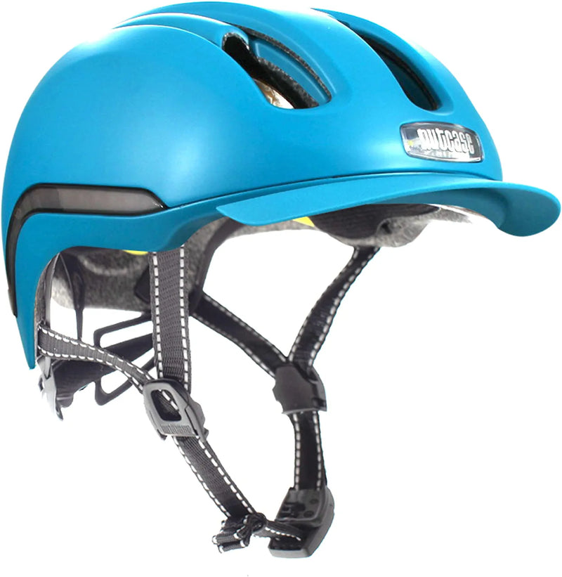 Nutcase, VIO, Bike Helmet with LED Lights and MIPS Protection for Road Cycling and Commuting Sporting Goods > Outdoor Recreation > Cycling > Cycling Apparel & Accessories > Bicycle Helmets Nutcase Maritime MIPS Large-X-Large 