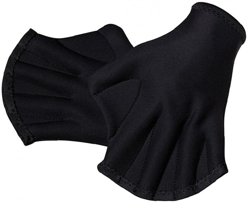 Ayrsjcl 1 Pair Swimming Gloves Men Women Thin Hand Fins Pool Swim Paddles for Diving Snorkeling Surfing Water Aerobics Black One Size Sporting Goods > Outdoor Recreation > Boating & Water Sports > Swimming > Swim Gloves Ayrsjcl   