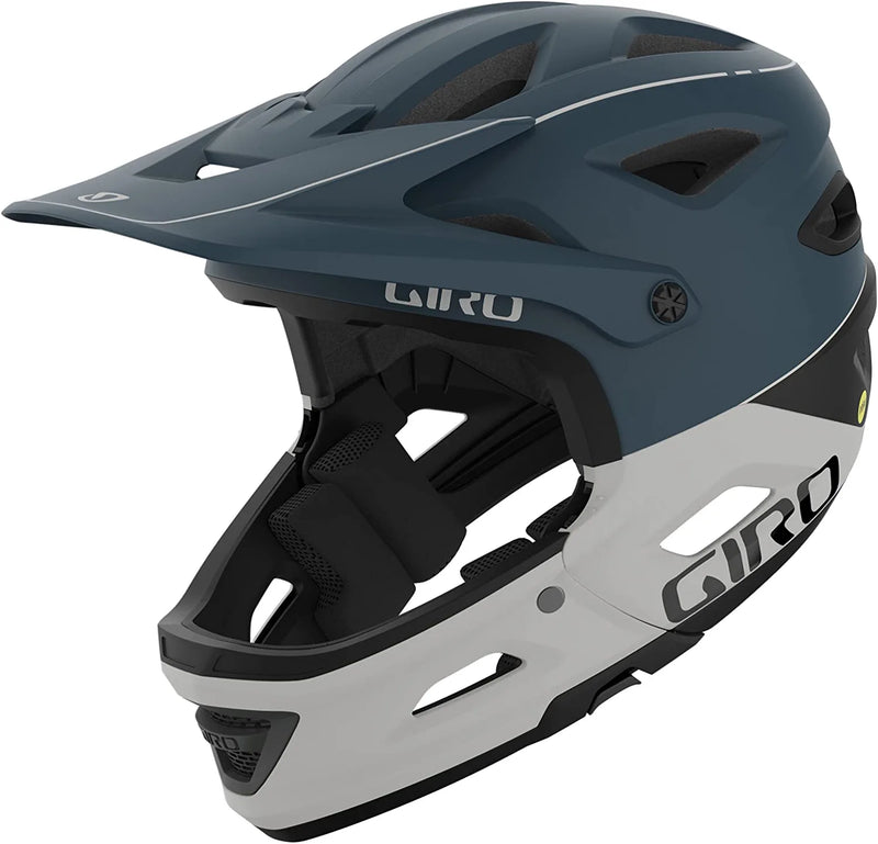 Giro Switchblade MIPS Adult Mountain Cycling Helmet Sporting Goods > Outdoor Recreation > Cycling > Cycling Apparel & Accessories > Bicycle Helmets Giro Matte Harbor Blue Small (51-55 cm) 