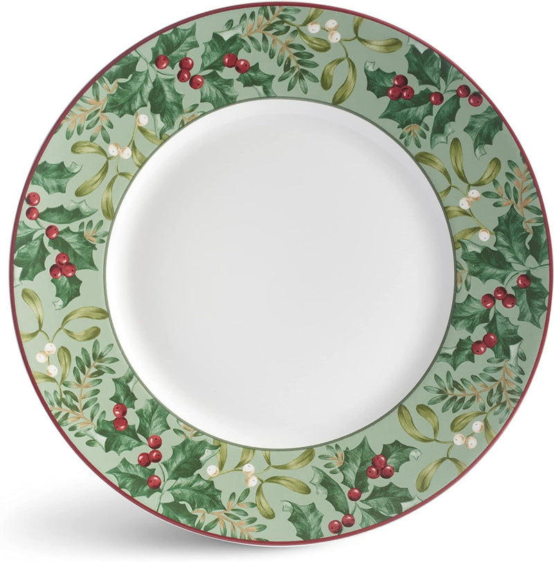 222 Fifth Christmas Foliage 12-Piece Porcelain Dinnerware Set with round Plates, and Bowls, Green and White… Home & Garden > Kitchen & Dining > Tableware > Dinnerware 222 Fifth   