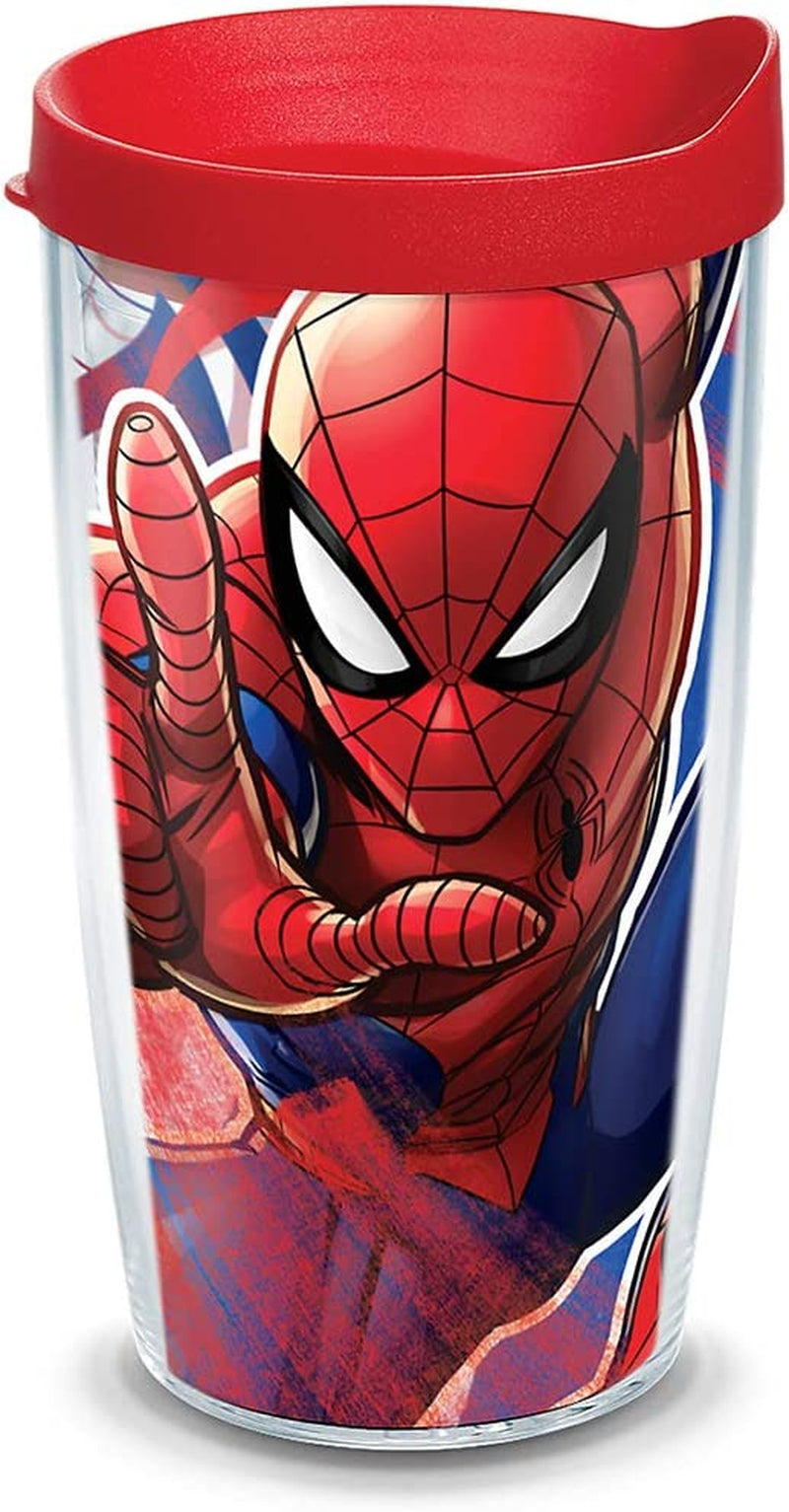 Tervis Marvel - Spider-Man Iconic Triple Walled Insulated Tumbler Cup Keeps Drinks Cold & Hot, 20Oz, Stainless Steel Home & Garden > Kitchen & Dining > Tableware > Drinkware Tervis Classic 16oz 
