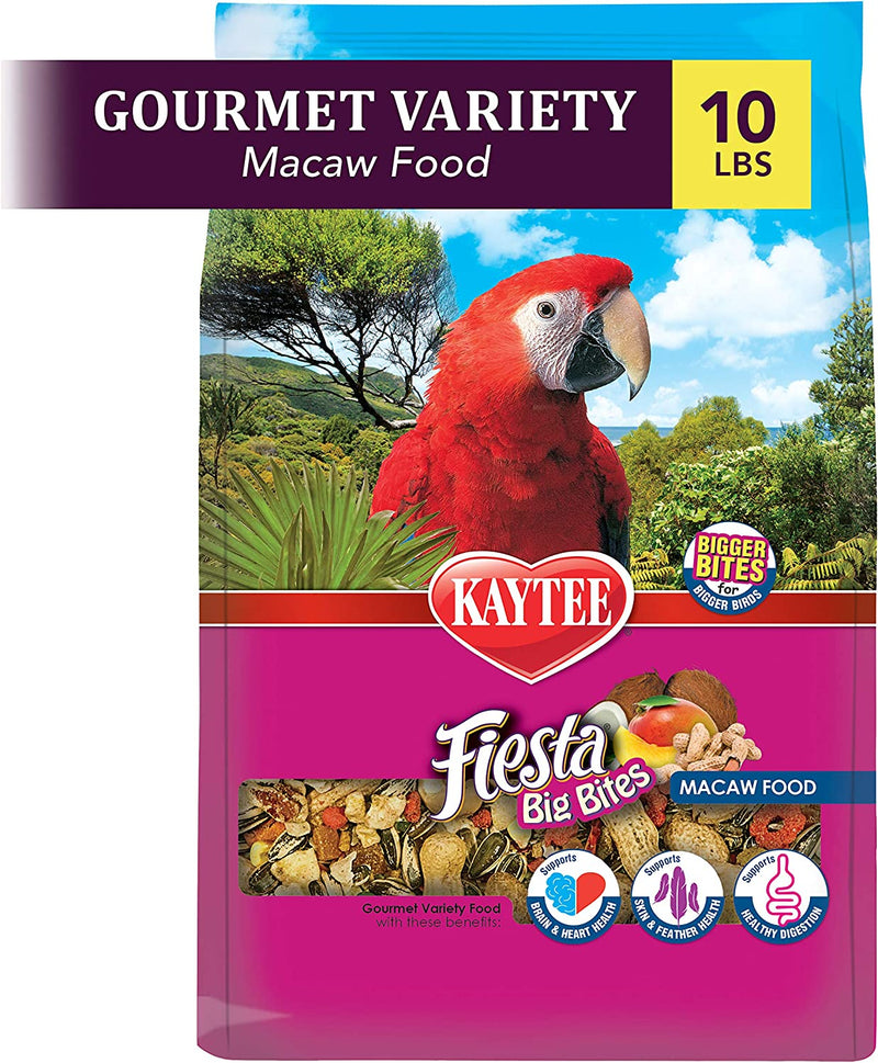 Kaytee Fiesta Big Bites Macaw Food, 10-Lb Bag Animals & Pet Supplies > Pet Supplies > Bird Supplies > Bird Food Central Garden & Pet   
