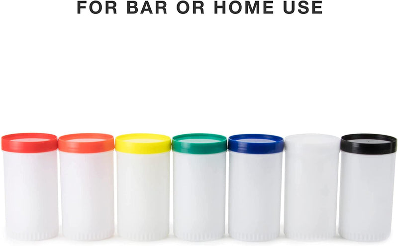 Cocktailor 32 FL OZ. Colorful Juice Pouring Spout Bottle | Plastic Barware for Bars & Event | 7 Count - 1 Bottle per Color Home & Garden > Kitchen & Dining > Barware Cocktailor   