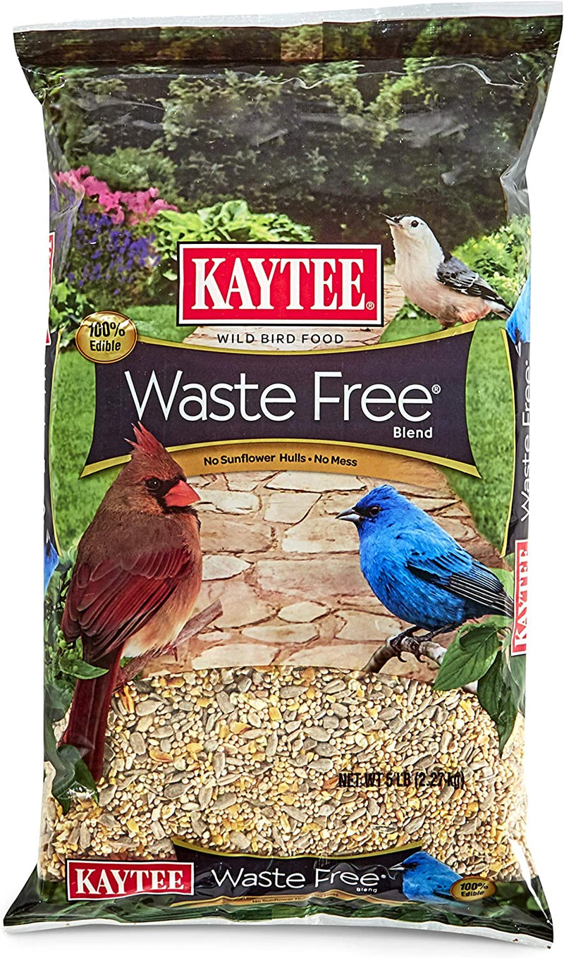 Kaytee Waste Free Blend Wild Bird Food, 10 Pound Animals & Pet Supplies > Pet Supplies > Bird Supplies > Bird Food Central Garden & Pet 5-Pound  