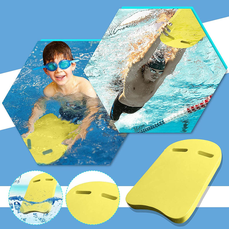 Swimming Kickboard Training Board, Swim Float Kick Board Swimming Training Equipment, Plate Surf Water Safe Training Aid Float Hand Foam Board Tool for Kids Adults Swimming Beginner, One Size Fits All Sporting Goods > Outdoor Recreation > Boating & Water Sports > Swimming Generic U Type - Yellow  