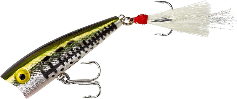 Rebel Lures Pop-R Topwater Popper Fishing Lure Sporting Goods > Outdoor Recreation > Fishing > Fishing Tackle > Fishing Baits & Lures Pradco Outdoor Brands Ol' Bass Teeny Pop-r (1/8 Oz) 