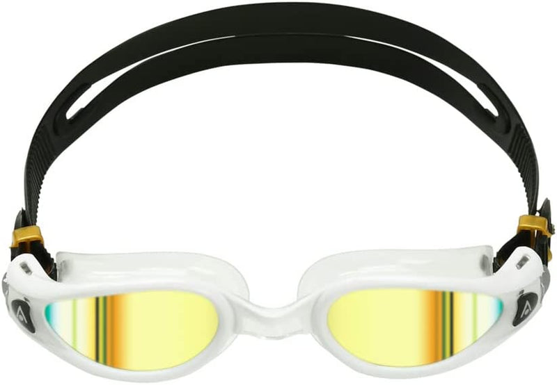 Kaiman EXO Adult Swimming Goggles Sporting Goods > Outdoor Recreation > Boating & Water Sports > Swimming > Swim Goggles & Masks Aqua Sphere Gold Titanium Mirror / White + Transparent  