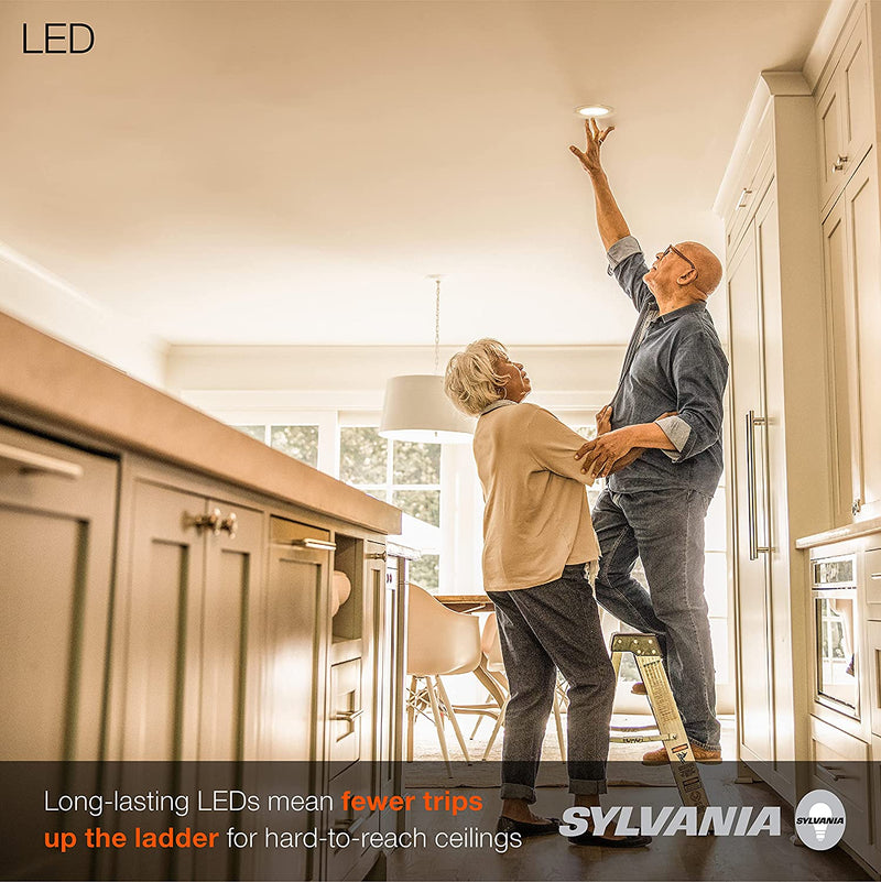 SYLVANIA 5”/6” LED Recessed Lighting Downlight with Trim, 8.5W=65W, Dimmable, 675 Lumens, Warm White, 3000K, Wet Rated / UL / Energy Star - 4 Pack (62023) Home & Garden > Lighting > Flood & Spot Lights LEDVANCE   