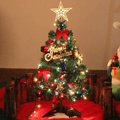 24"/60cm Tabletop Xmas Tree, Artificial Mini Christmas Pine Tree with LED String Lights & Ornaments (Xmas Tree) Home & Garden > Decor > Seasonal & Holiday Decorations > Christmas Tree Stands Dream Loom Xmas Tree  