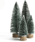 24"/60cm Tabletop Xmas Tree, Artificial Mini Christmas Pine Tree with LED String Lights & Ornaments (Xmas Tree) Home & Garden > Decor > Seasonal & Holiday Decorations > Christmas Tree Stands Dream Loom Green+white  