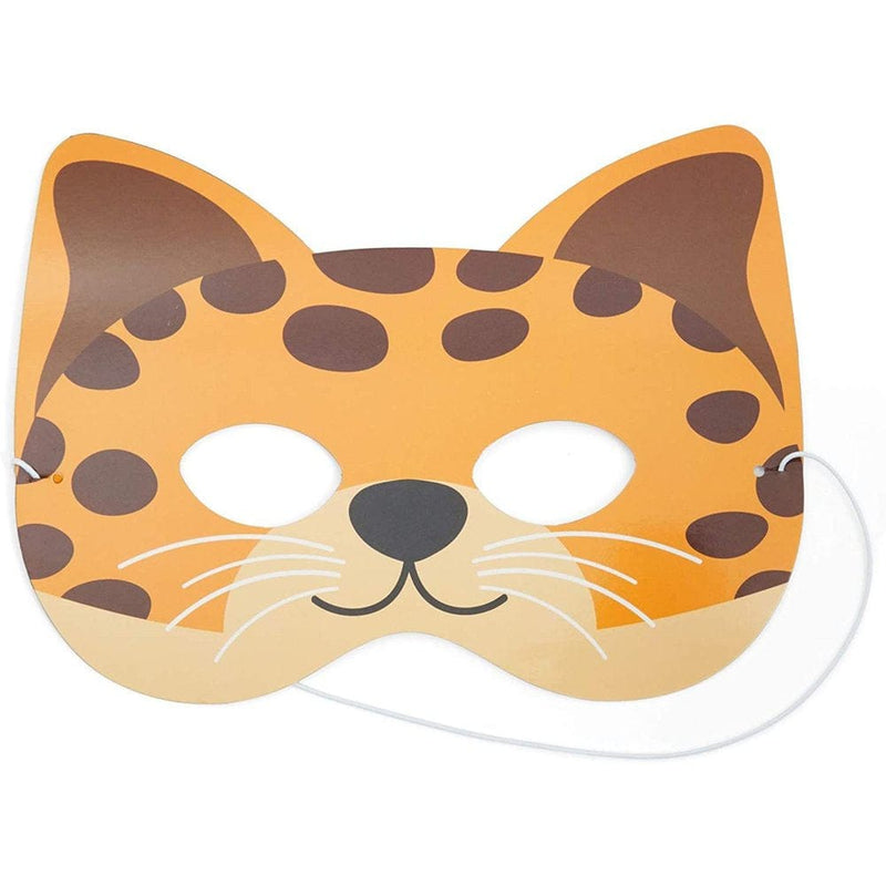 24 Pack Paper Cat Masks for Kids, Toddler Mask, Kitten Animal Party Dress-Up Cosplay Costumes Favor Birthday Decoration, Animal Party Supplies, Apparel & Accessories > Costumes & Accessories > Masks Juvo Plus   