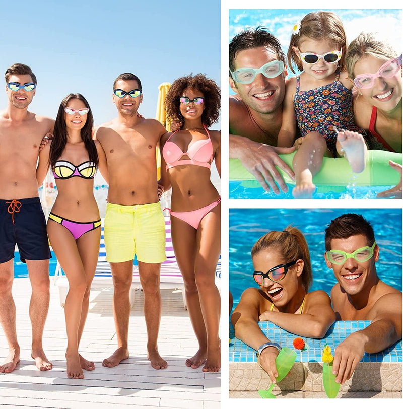 24 Pack Swim Goggles, anti Fog Swimming Equipment with Protection Polarized Women Men Swimming Goggles No Leaking Full Protection Sport Swimming Goggles with Wide View for Adult Youth Sporting Goods > Outdoor Recreation > Boating & Water Sports > Swimming > Swim Goggles & Masks Konohan   