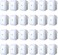 24 Packs LED Night Lights Plug into Wall with Smart Dark Sensor Automatic Night Light Hallway Plug in Night Lights for Bedroom, Bathroom, Toilet, Stairs, Kitchen, Kids, Adults (White)