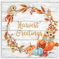 24"x24" Fall Wall Art Farmhouse Decor Owl Pumpkin Poster Harvest Greetings Picture Thanksgiving Day Decorations Autumn Pictures for Living Room Framed and Easy to Hang Home & Garden > Decor > Seasonal & Holiday Decorations B BLINGBLING Cute Dog Santa Claus 24"x24"x1 