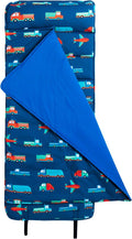 Wildkin Original Nap Mat with Reusable Pillow for Boys & Girls, Perfect for Elementary Sleeping Mat, Features Hook & Loop Fastener, Cotton Blend Materials Nap Mat for Kids (Trains, Planes, and Trucks) Sporting Goods > Outdoor Recreation > Fishing > Fishing Rods Wildkin Transportation  