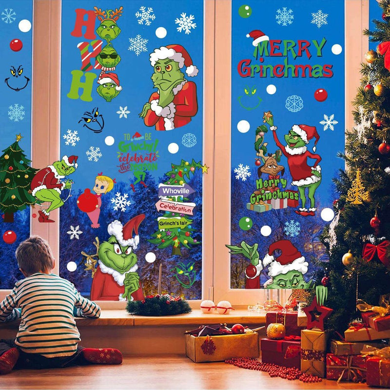 Nomeni Christmas Decorations Window Stickers. Grinch Christmas Decorations Christmas Holiday Party Supplies (9 Pieces) Home & Garden > Decor > Seasonal & Holiday Decorations& Garden > Decor > Seasonal & Holiday Decorations Nomeni   