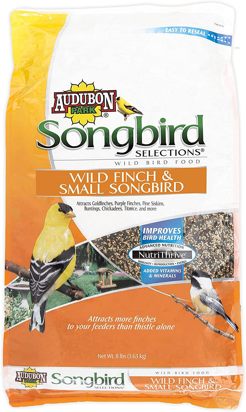 Audubon Park Songbird Selections Selections 11978 Finch and Small Songbird Wild Bird Food, 4-Pound Animals & Pet Supplies > Pet Supplies > Bird Supplies > Bird Food Scotts 8-Pound  