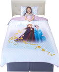 Franco Kids Bedding Microfiber Pillow Sham and Quilt Set, Twin/Full, Batman Home & Garden > Linens & Bedding > Bedding Franco Disney Frozen 2 Twin/Full Size (72 in x 86 in) 