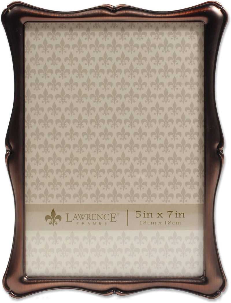 Lawrence Frames 710246 Silver Metal Romance Picture Frame, 4 by 6-Inch Home & Garden > Decor > Picture Frames Lawrence Frames Bronze 5x7 