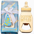 24Packs Golden Baby Bottle Openers for Baby Shower Favors Gifts, Decorations Souvenirs, Poppin Bottles Openers with Exquisite Gifts Box Used for Guests Gender Reveal Party Favors (White, 24) Home & Garden > Kitchen & Dining > Barware Wxzumg Blue 24 