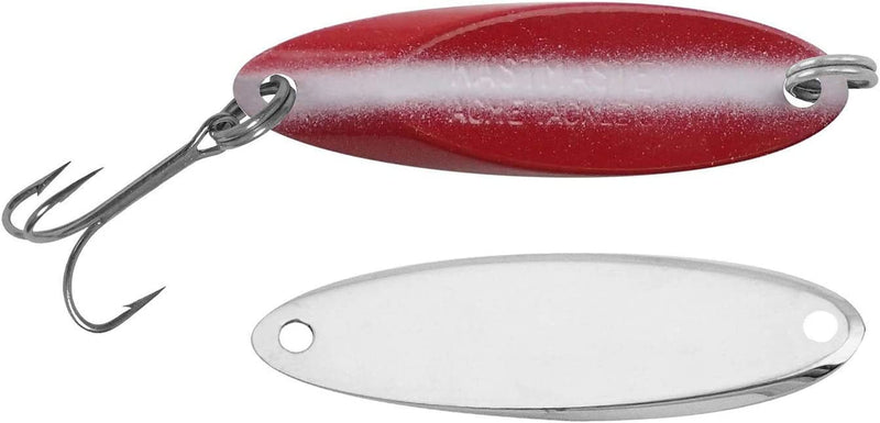 Acme Kastmaster Fishing Lure - Balanced and Aerodynamic for Huge Distance Casts and Wild Action without Line Twist Sporting Goods > Outdoor Recreation > Fishing > Fishing Tackle > Fishing Baits & Lures Acme Red/White/Nickel 1/4 oz. 