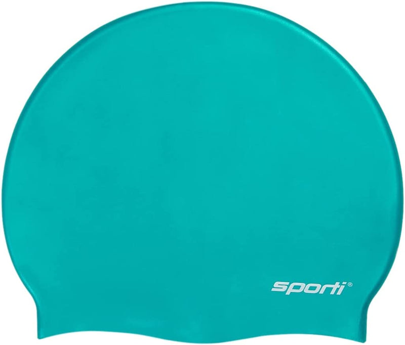 Sporti Silicone Swim Cap Sporting Goods > Outdoor Recreation > Boating & Water Sports > Swimming > Swim Caps Sporti Teal  
