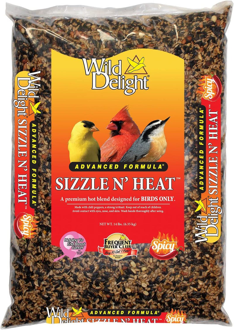 Wild Delight Sizzle N' Heat Bird Food, 14 Lb Animals & Pet Supplies > Pet Supplies > Bird Supplies > Bird Food D & D Commodities Ltd.   
