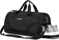 Sports Gym Bag with Wet Pocket & Shoes Compartment for Women & Men Sporting Goods > Outdoor Recreation > Winter Sports & Activities Leolake .Black  
