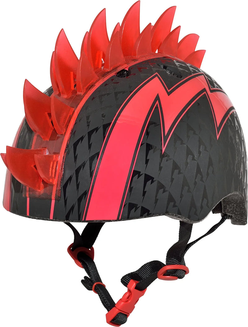 Raskullz Mohawk Toddler 3+ and Child 5+ Helmets Sporting Goods > Outdoor Recreation > Cycling > Cycling Apparel & Accessories > Bicycle Helmets Bell Sports Black/Red  