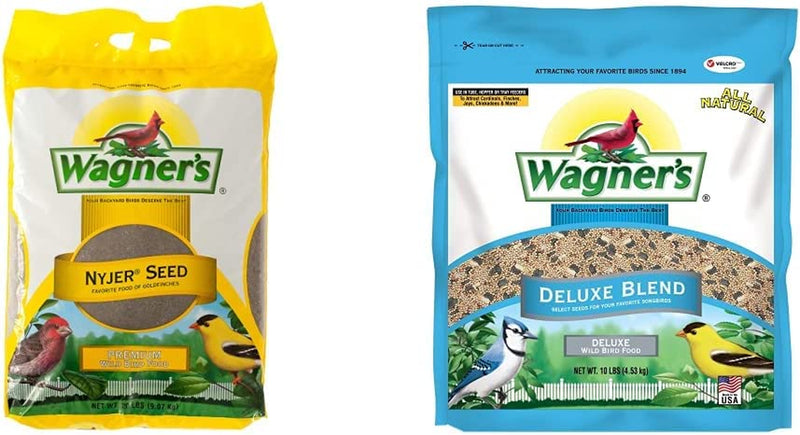 Wagner'S 62053 Nyjer Seed Wild Bird Food, 20-Pound Bag Animals & Pet Supplies > Pet Supplies > Bird Supplies > Bird Food Wagner's Bird Food + Bird Food, 10 lb Bag 20-Pound Bag 