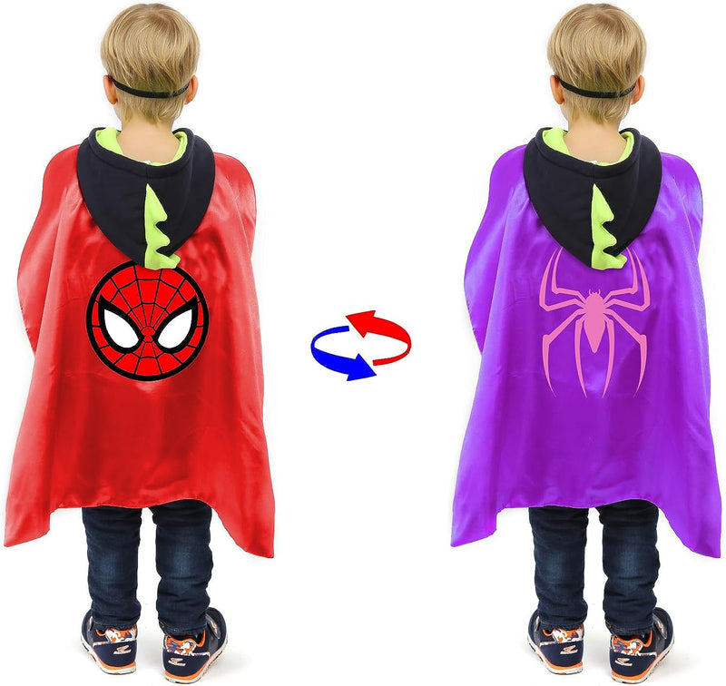 VOSOE Superhero Capes and Masks Cosplay Costumes Birthday Party Christmas Halloween Dress up Gift for Kids  VOSOE   