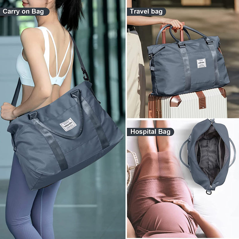 Weekender Bags for Women,Carry on Bag,Overnight Bag with Trolley Sleeve,Sports Tote Gym Bag,Travel Bag for Women Home & Garden > Household Supplies > Storage & Organization VECAVE   