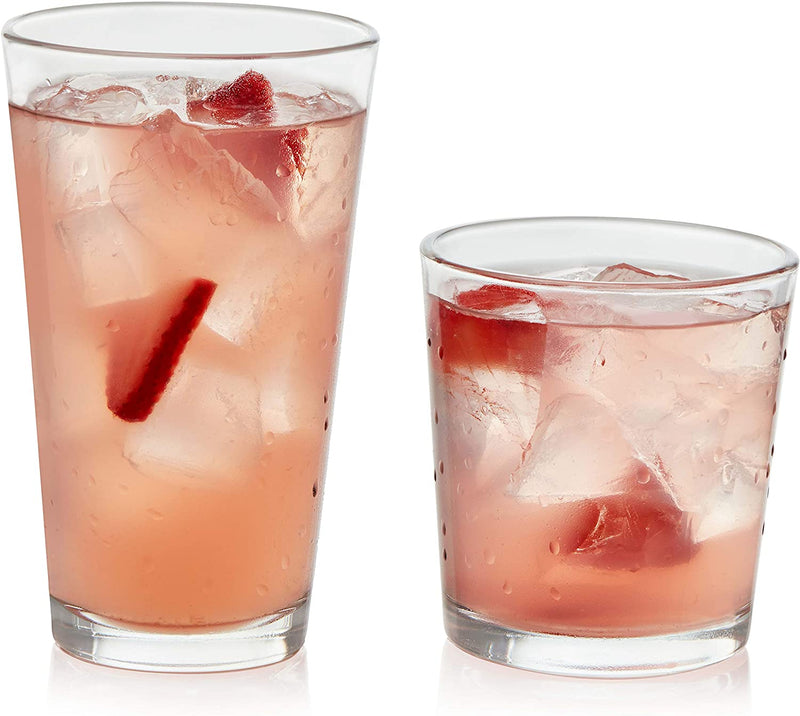 Libbey Flare 16-Piece Tumbler and Rocks Glass Set Home & Garden > Kitchen & Dining > Tableware > Drinkware Libbey   