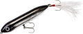 Heddon Super Spook Topwater Fishing Lure for Saltwater and Freshwater Sporting Goods > Outdoor Recreation > Fishing > Fishing Tackle > Fishing Baits & Lures Pradco Outdoor Brands Black Shiner - Feather Dressed Feather Super Spook Jr (1/2 oz) 