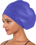 Tripsky Extra Large Swim Cap for Women Men,Waterproof Silicone Swimming Caps Ideal for Long Hair, Thick Curly Hair & Dreadlocks Braids Weaves Afro Hair - Keep Hairstyle Unchanged Sporting Goods > Outdoor Recreation > Boating & Water Sports > Swimming > Swim Caps Tripsky Very Peri  