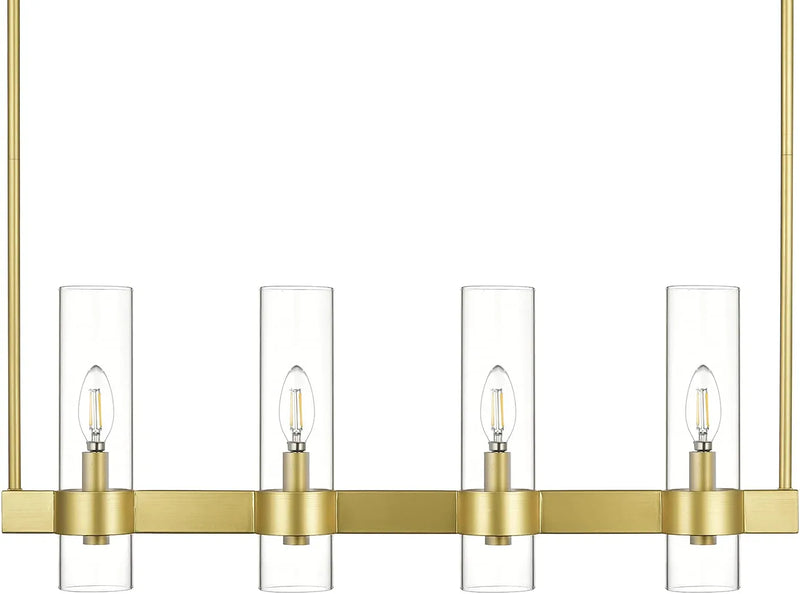 Linea Di Liara Teramo Farmhouse Matte Black Wall Sconce Wall Lighting Modern Bathroom Wall Sconces Wall Lights for Hallway and Bedroom Wall Sconce Lighting Fixture - Frosted Glass Shade Home & Garden > Lighting > Lighting Fixtures > Chandeliers Linea di Liara Satin Brass/Clear 30" Linear 