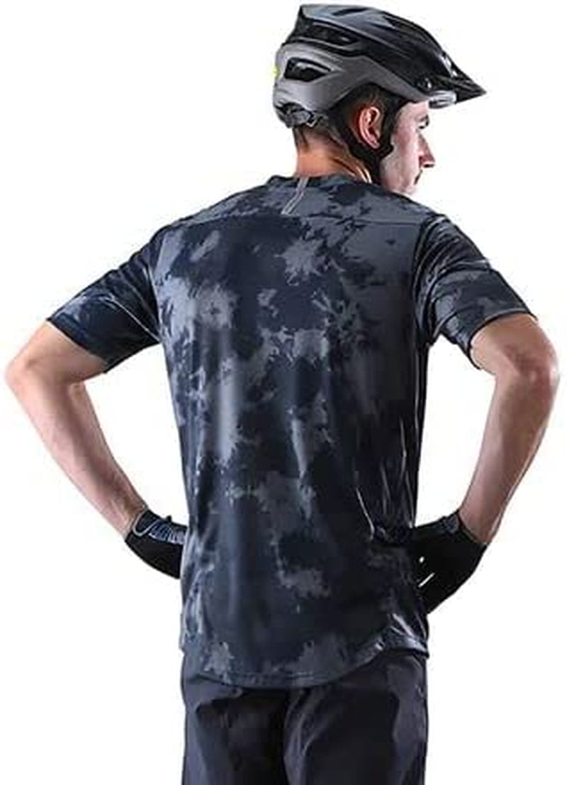 Troy Lee Designs Cycling MTB Bicycle Mountain Bike Jersey Shirt for Men, Flowline SS Plot Sporting Goods > Outdoor Recreation > Cycling > Cycling Apparel & Accessories Troy Lee Designs   