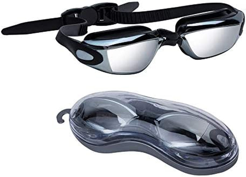Noveltyz Nearsighted Swim Goggles, Leakproof anti Fog Shortsighted Swimming Goggles for Women and Men Sporting Goods > Outdoor Recreation > Boating & Water Sports > Swimming > Swim Goggles & Masks Noveltyz Black -6.00 