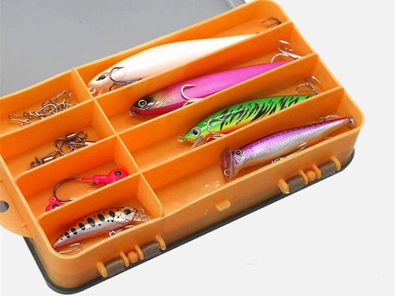 Toasis Two Sided Plastic Box Fishing Lure Storage Container Organizer Small Fishing Tackle Box Sporting Goods > Outdoor Recreation > Fishing > Fishing Tackle Beihai Global Enterprise Co., Ltd   