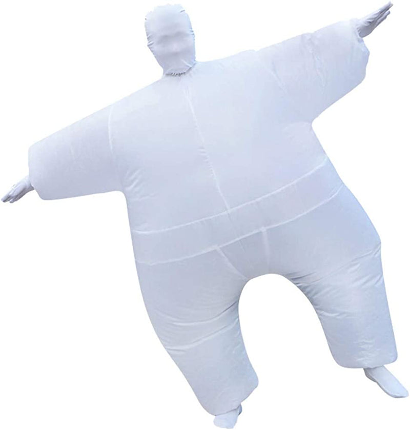 RHYTHMARTS Inflatable Costume Full Body Suit Halloween Christmas Costumes Fancy Dress Adult  RHYTHMARTS White  