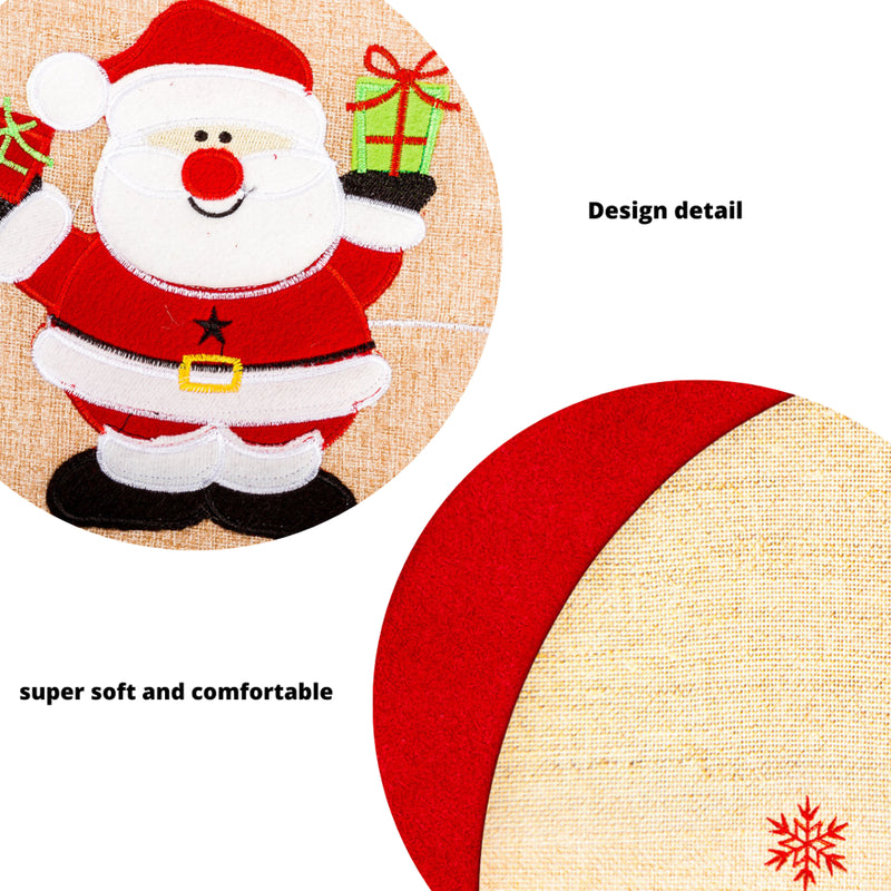 Lexi Home 36” Jute Christmas Tree Skirt - Multicolor Home & Garden > Decor > Seasonal & Holiday Decorations > Christmas Tree Skirts Overstock   