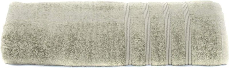 MOSOBAM 700 GSM Hotel Luxury Bamboo-Cotton, Bath Towel Sheets 35X70, Light Grey, Set of 2, Oversized Turkish Towels, Gray Home & Garden > Linens & Bedding > Towels Mosobam Seagrass Green 1 Bath Sheet 