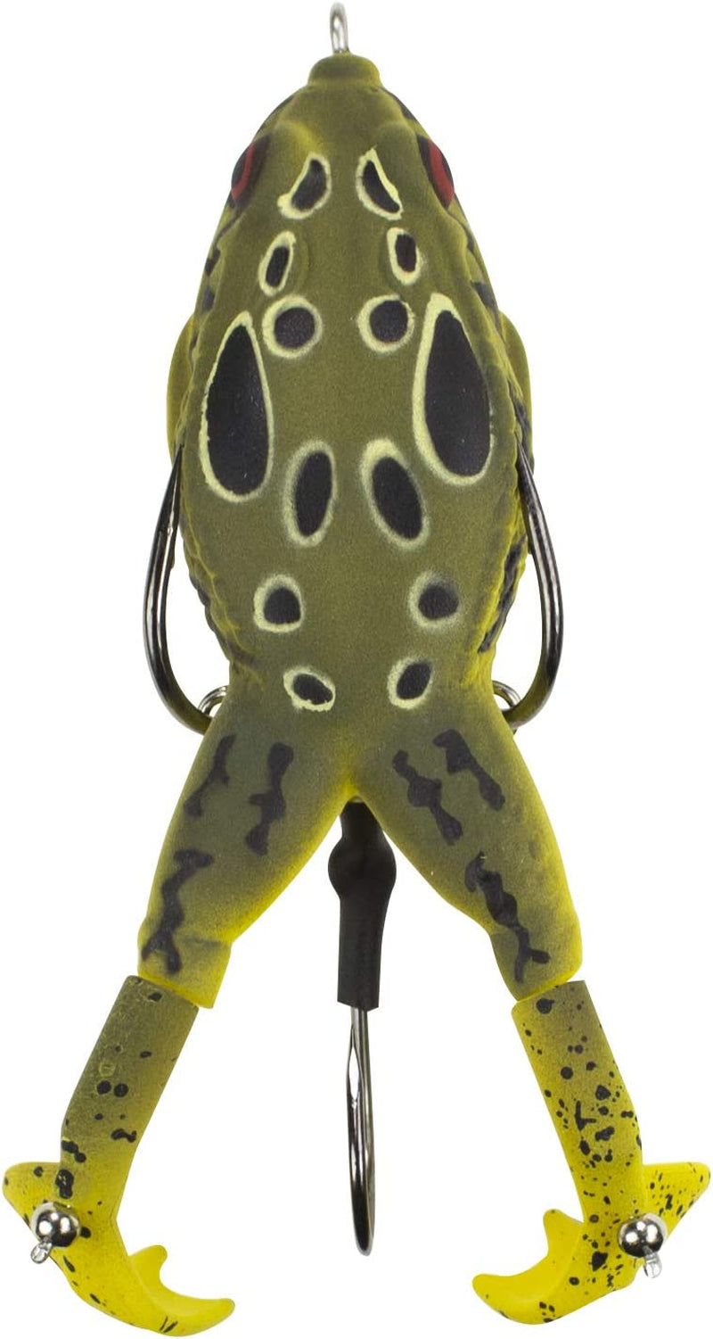 Lunkerhunt Prop Frog – Freshwater Fishing Lure with Realistic Design, Weighs ½ Oz, 3.5” Length Sporting Goods > Outdoor Recreation > Fishing > Fishing Tackle > Fishing Baits & Lures Lunkerhunt Cane  
