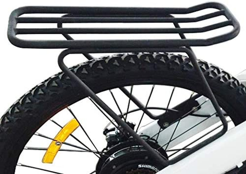 ECOTRIC Rear Rack for Seagull Electric Ebike (Black) Sporting Goods > Outdoor Recreation > Cycling > Bicycles ECOTRIC   
