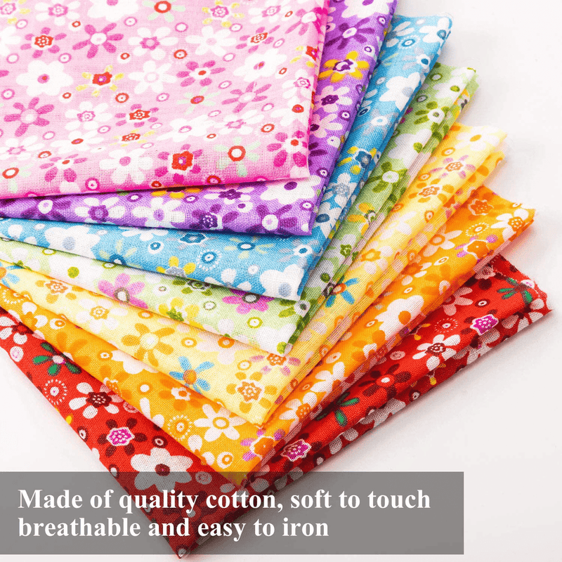 28 Pieces Fabric Quilting Patchwork Fabric Square Sewing Craft Fabric Printed Fabric Bundle with Scissors for Sewing Quilting Handmade DIY Crafts (25 x 25 cm) Arts & Entertainment > Hobbies & Creative Arts > Arts & Crafts > Art & Crafting Materials > Textiles > Fabric Shappy   